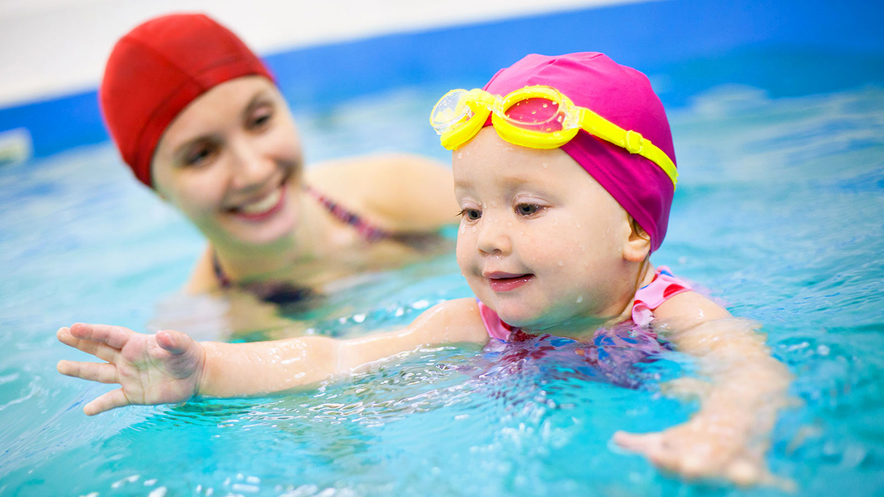 Children In Leisure Center Pool